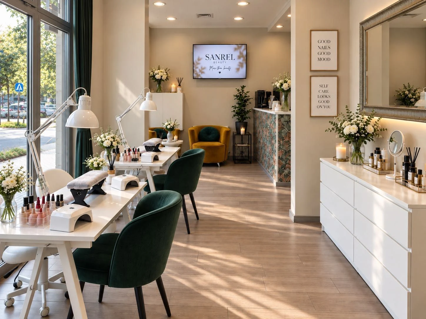 Wnętrze Sanrel Beauty przy Alternatywy 3/U1